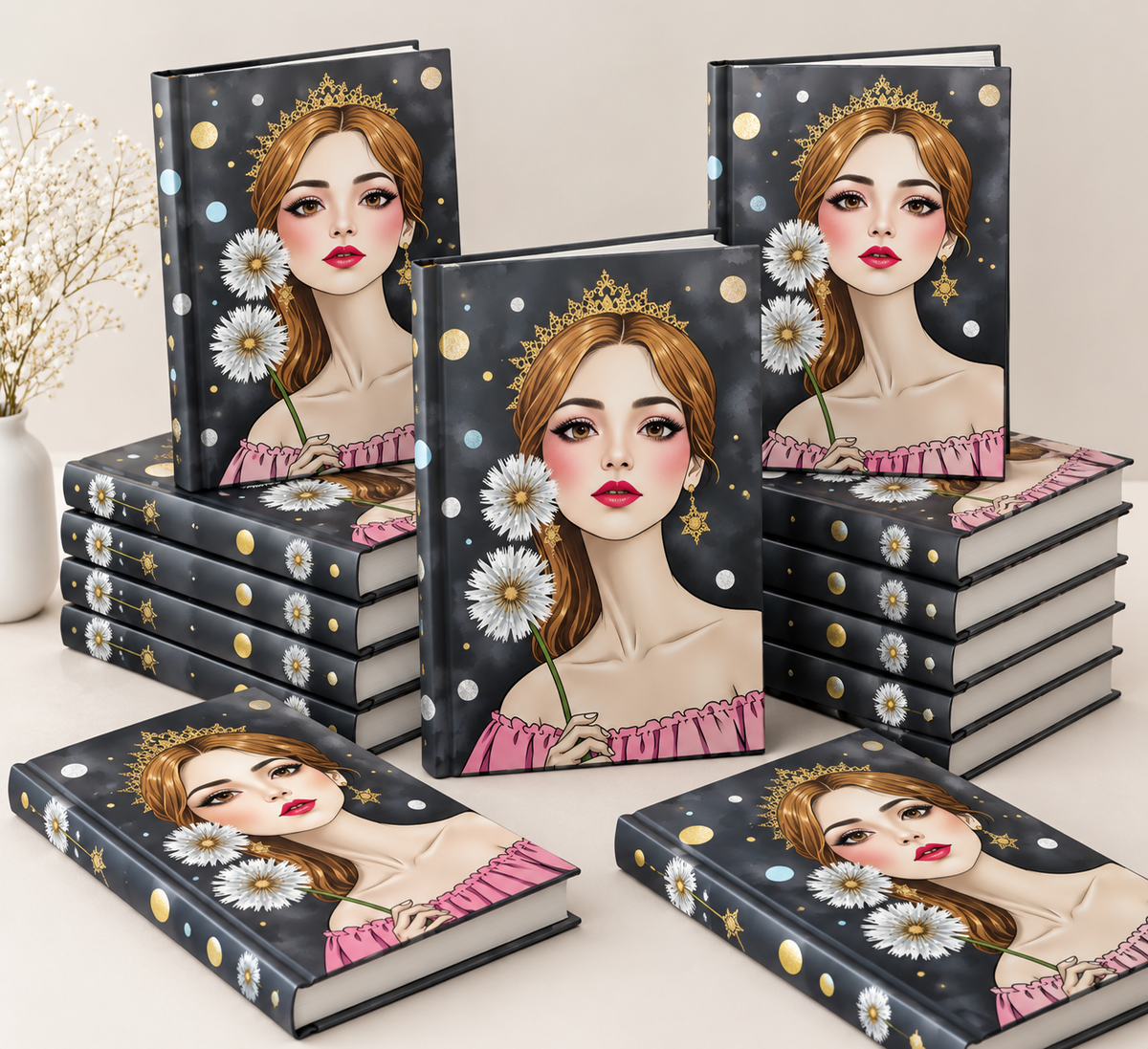 Hardcover Writing Notebook A5 with 128 pages