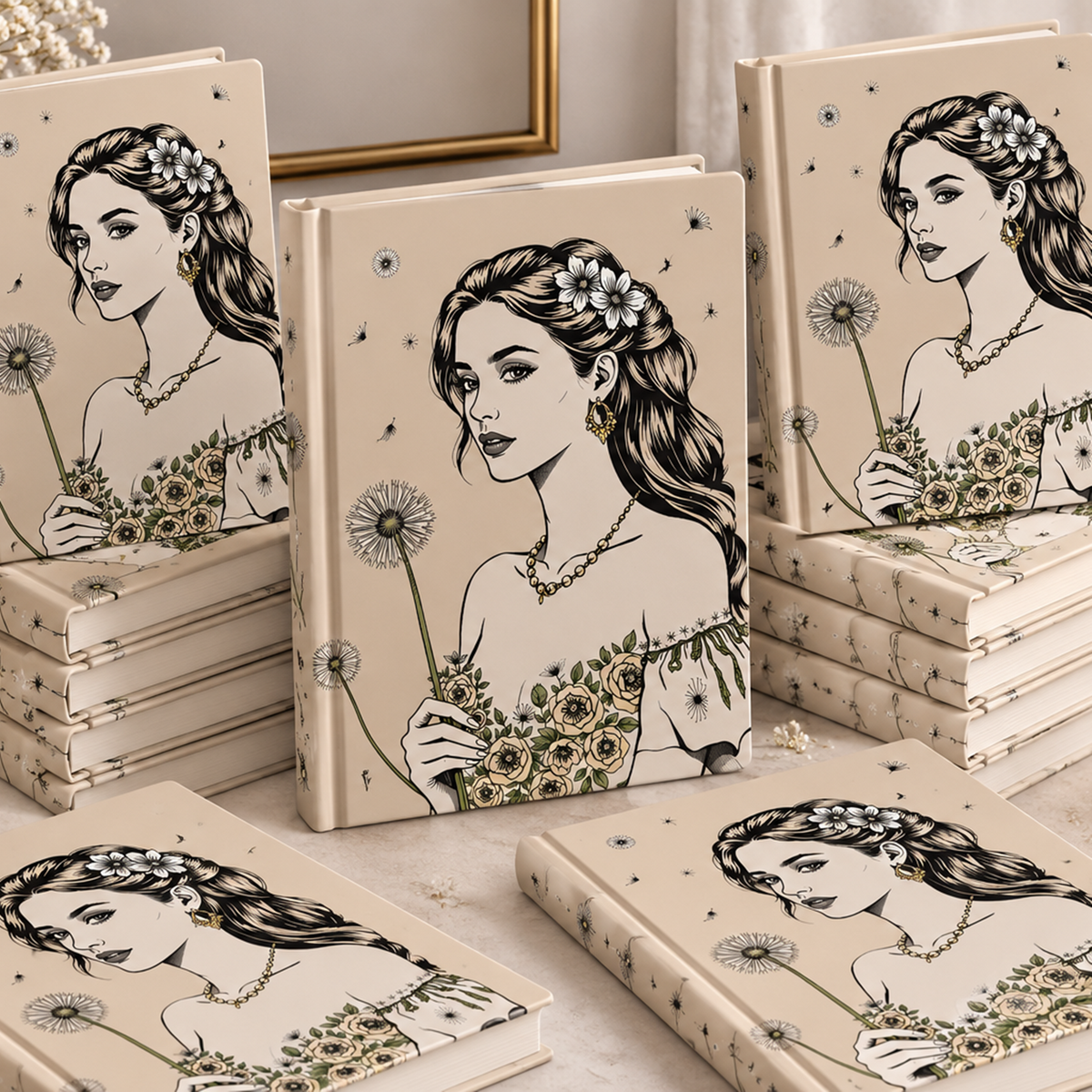 Hardcover notebook Classroom Supplies Gift Idea For Her