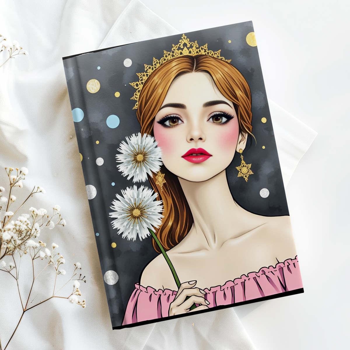 Hardcover Writing Notebook A5 with 128 pages