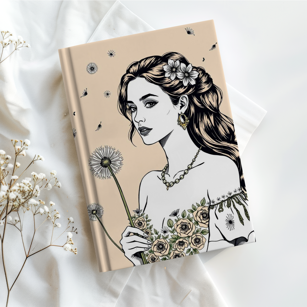 Hardcover notebook Classroom Supplies Gift Idea For Her