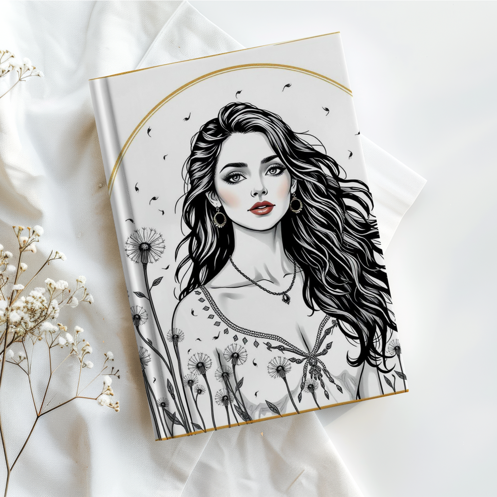 Hardcover notebook or School Work Book Gift idea