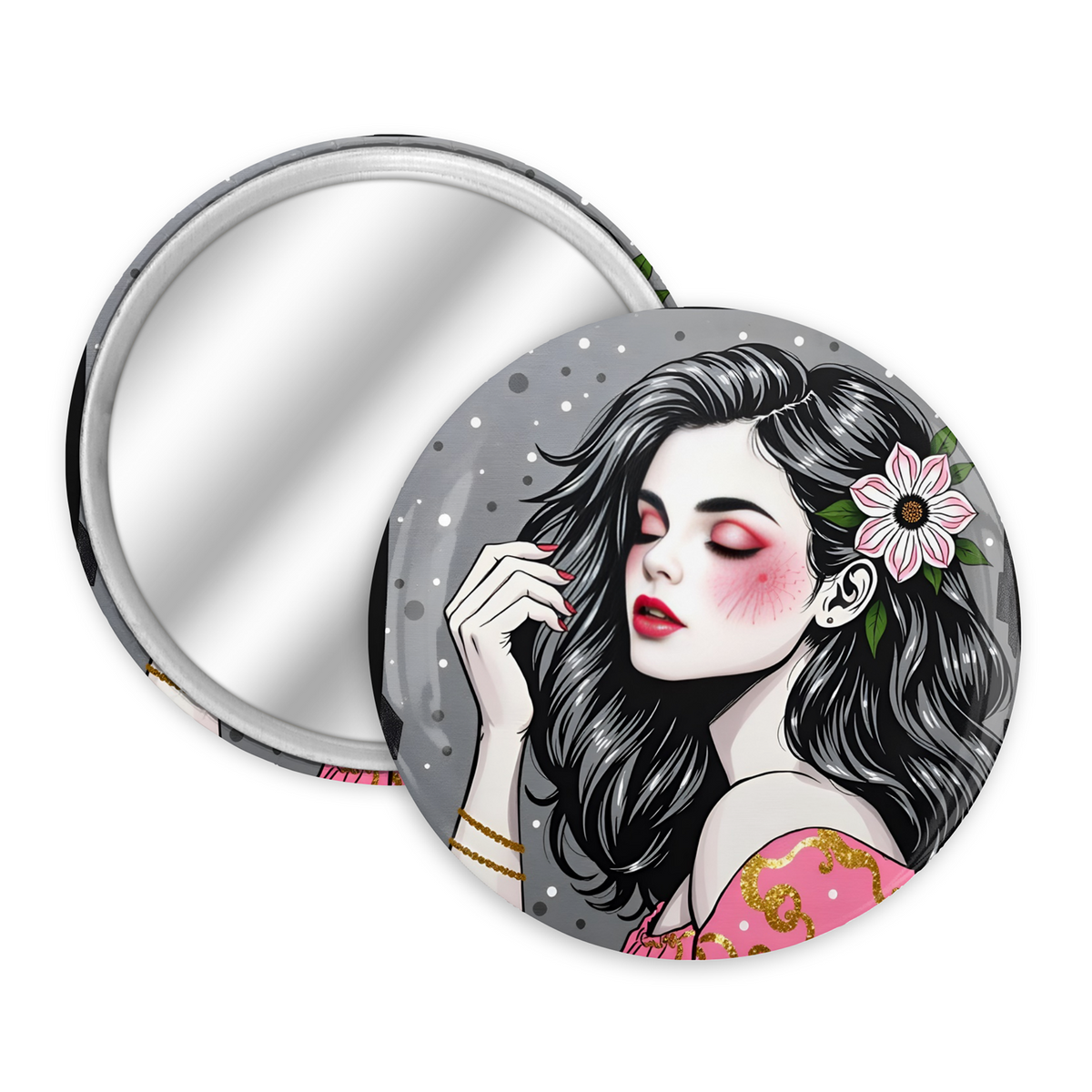 Compact Makeup Mirror For Girls Gift Idea